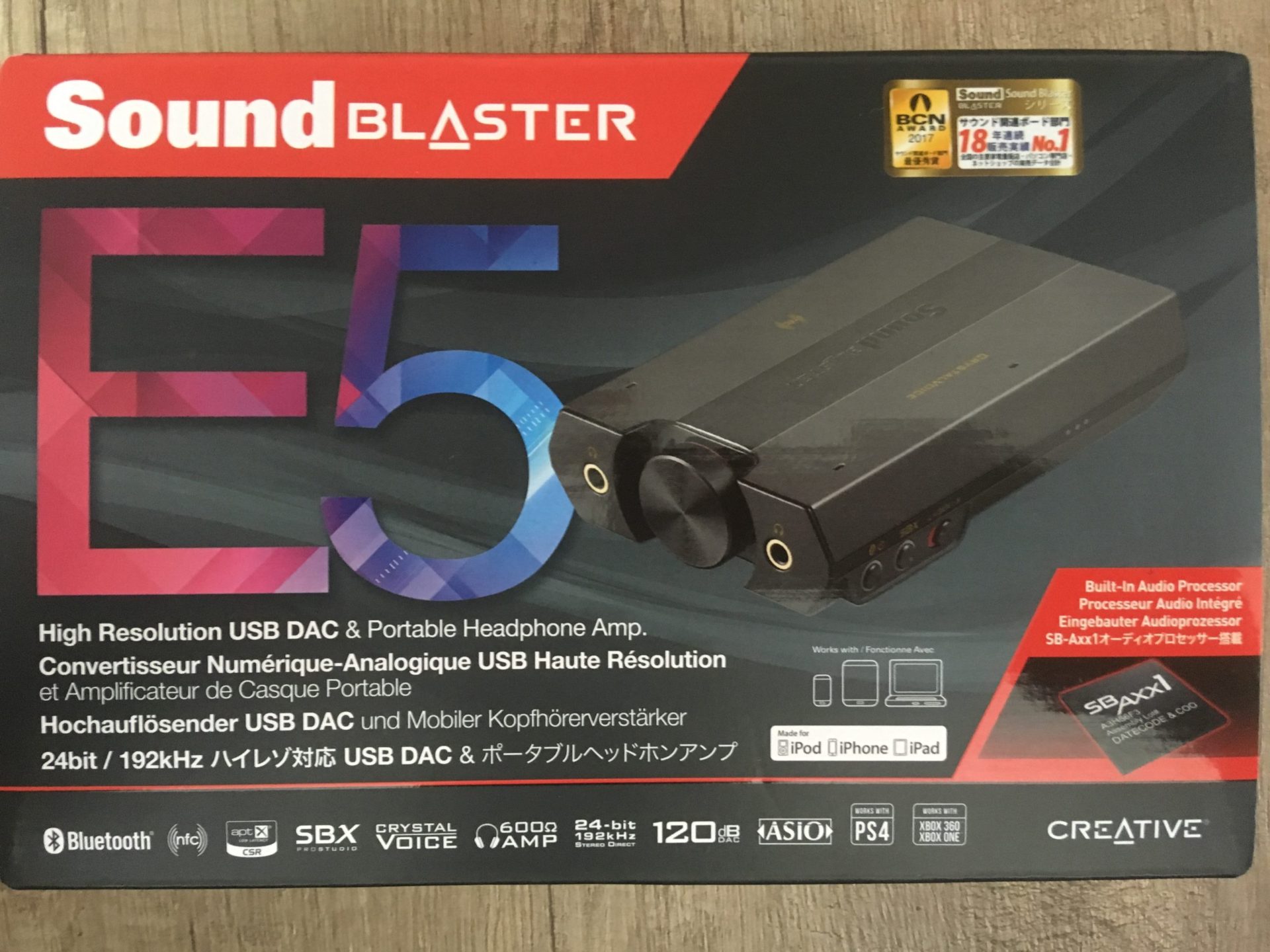 creative sound blaster e5